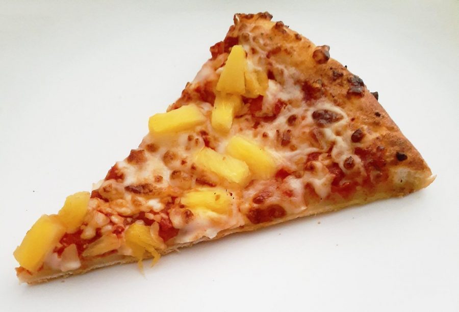 Pineapple pizza from Dominos