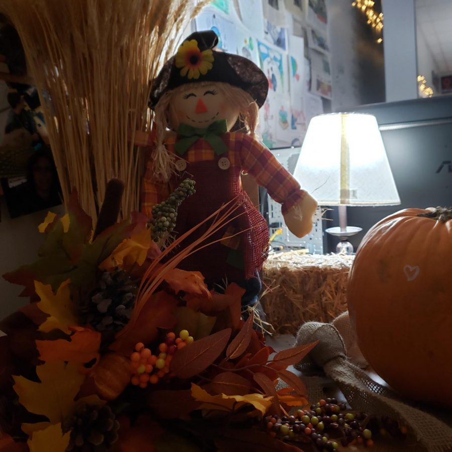 Festive items on display on Thanksgiving