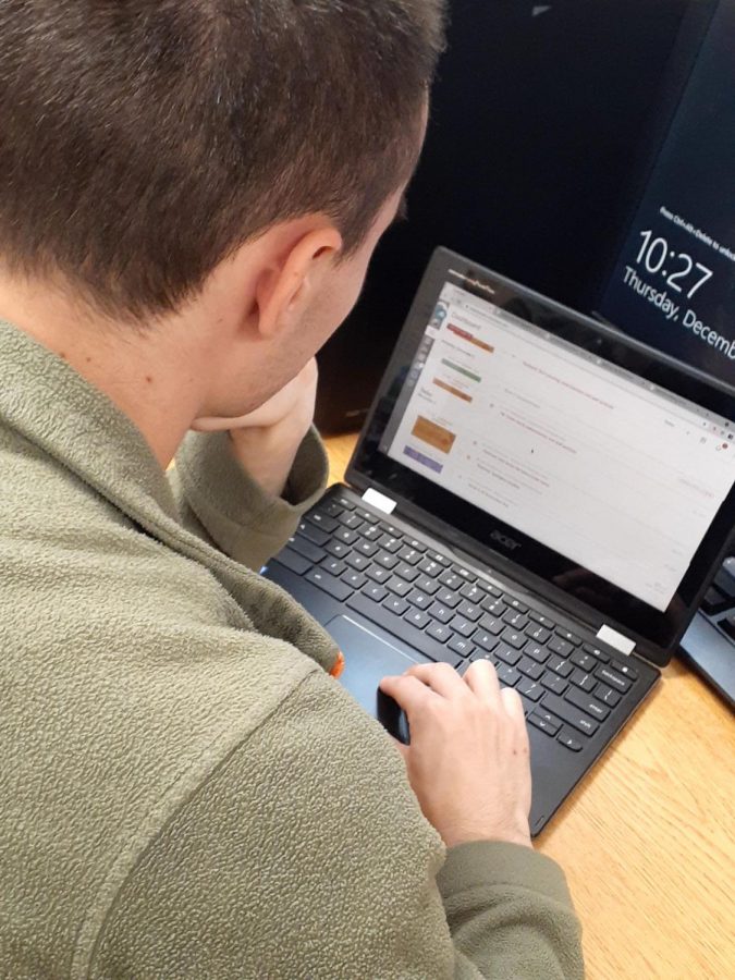 Online students primarily use their Chromebook during online schooling. It is the simplest form of communication between student and the teacher.    