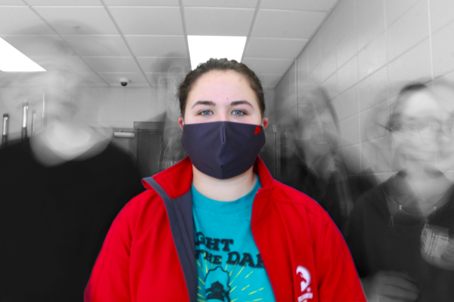 Some students at Nixa High School still choose to wear masks, even though they are no longer required. “The best thing we can all do to reduce the risk of a nasty new variant is to get vaccinated and boosted and wear masks to give the virus as few chances to replicate as possible,” Dr. Lee-Ann Allen said. 