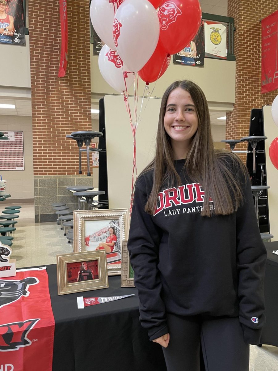 Senior Bailey Snyder signs to continue her soccer career at Drury University.