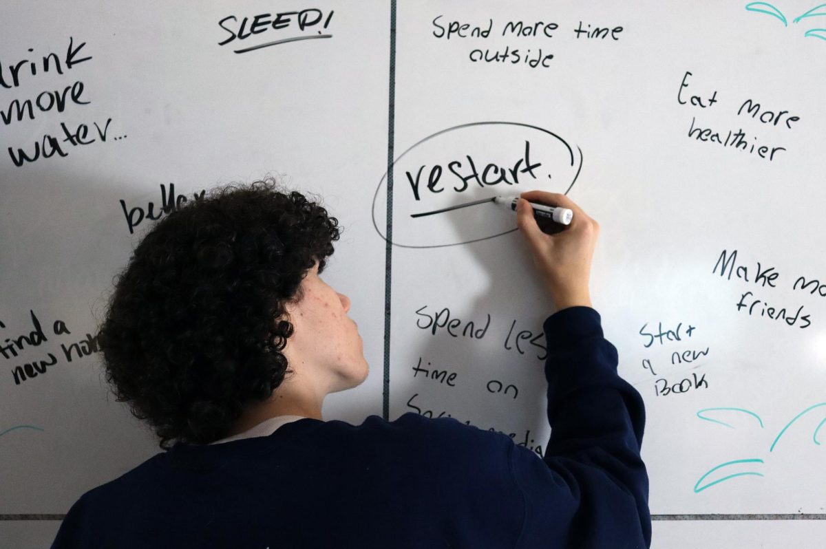 "New Year's resolutions can help people navigate their way into a better future," Walnut Grove High School sophomore Bonnie Wei said. "Just because sticking with a resolution doesn't work out the first time doesn't mean it's too late to start over." 
