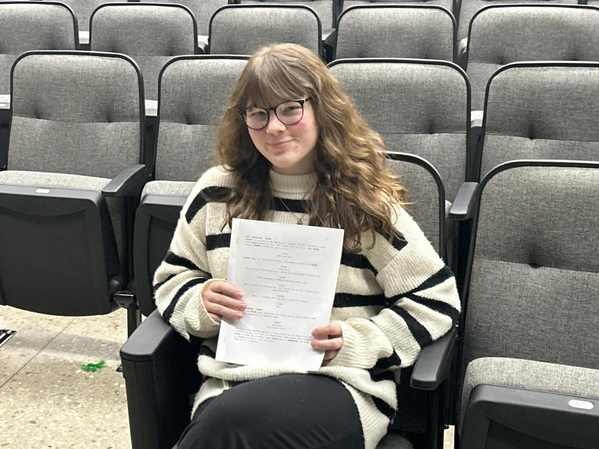 “The film is gonna be very amazing, and I’m really excited to work with these fellow actors and to explore my character in greater depth in the five minutes we have,” sophomore Melora Morgan said.
