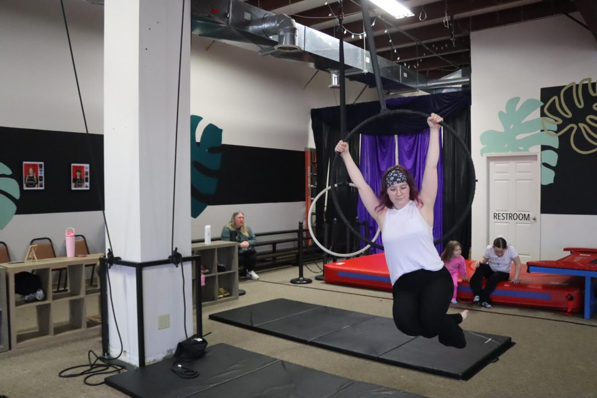 “I just think it's like a beautiful sport,” senior Lola (Sage) Quigg said. “It looks really cool, and also a whole lot of work goes into it because you do not look graceful the first few times you try a new trick.”

