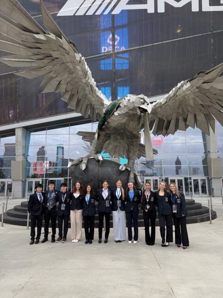 Qualifying DECA students attend the International Career Development Conference in Atlanta.